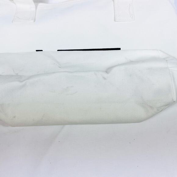 Vans Off The Wall Reusable Large Tote Bag Classic Style Bold Logo White New - Picture 8 of 10